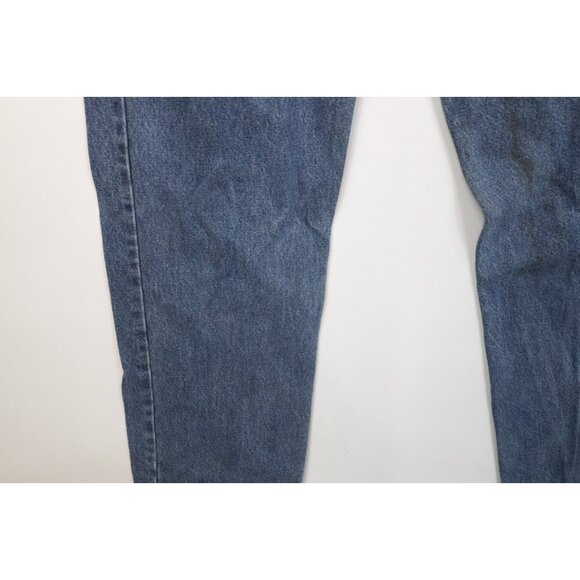 Vintage Y2K Carhartt Mens 36x32 Distressed Traditional Fit Denim Jeans Blue - Picture 6 of 13
